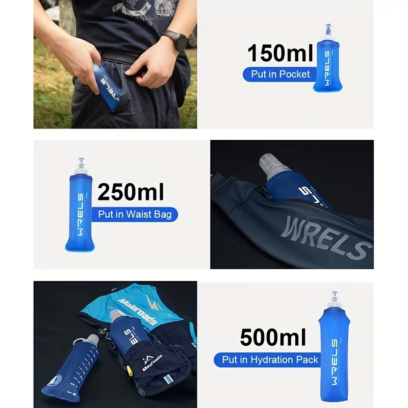 زجاجة مياه رياضية محمولة من WR - مراجعة Water Bag Collapsible وسعره