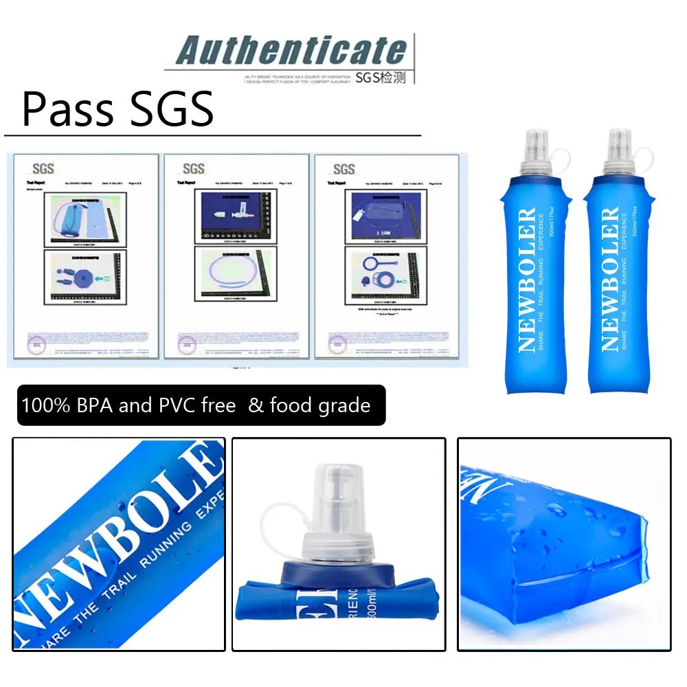 زجاجة ماء قابلة للطي من البولي - مراجعة Water Bag Collapsible وسعره